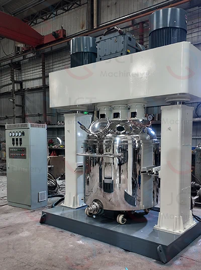 high-precision triple shaft mixer for high-viscosity vacuum mixing