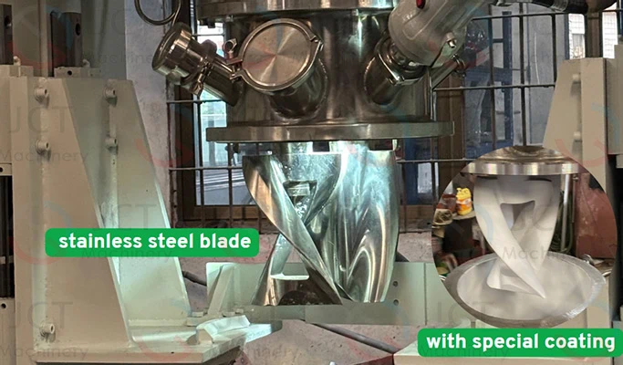 vertical kneader blades